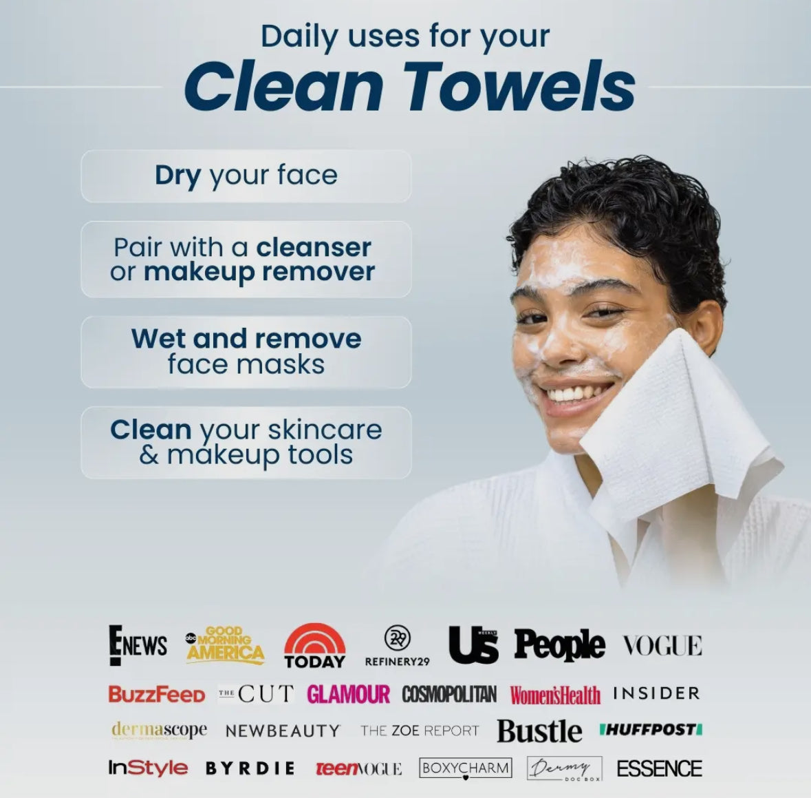 Clean Towels XL™️ Travel, 10 Count