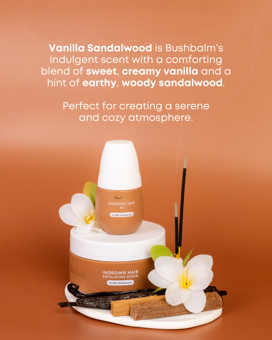 Ingrown Hair Body Scrub: Vanilla Sandalwood
