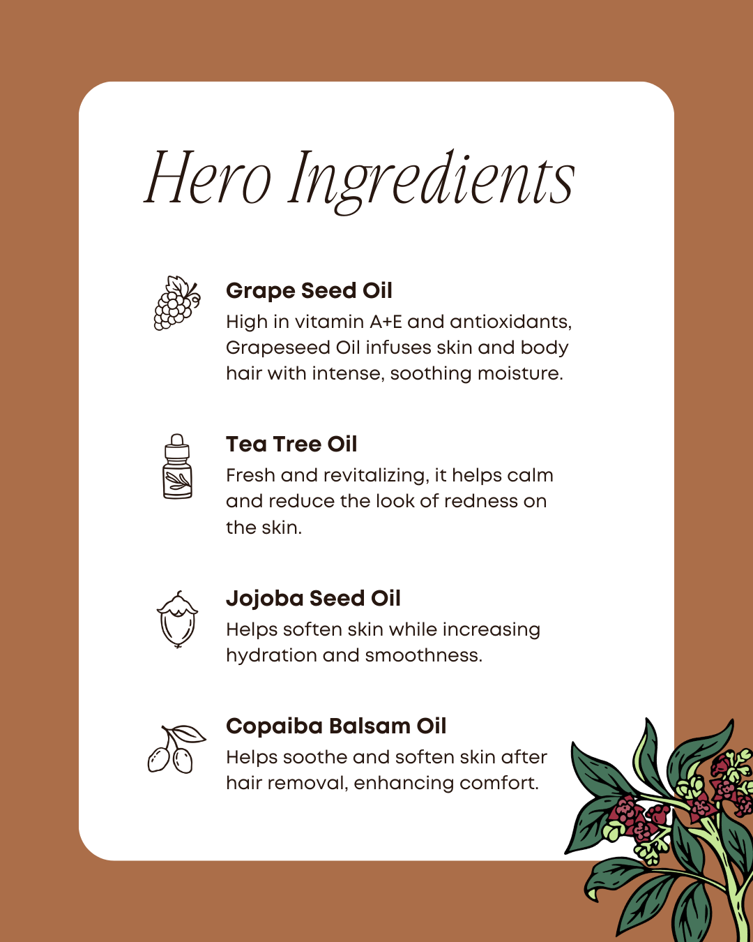 Ingrown Hair Oil: Vanilla Sandalwood