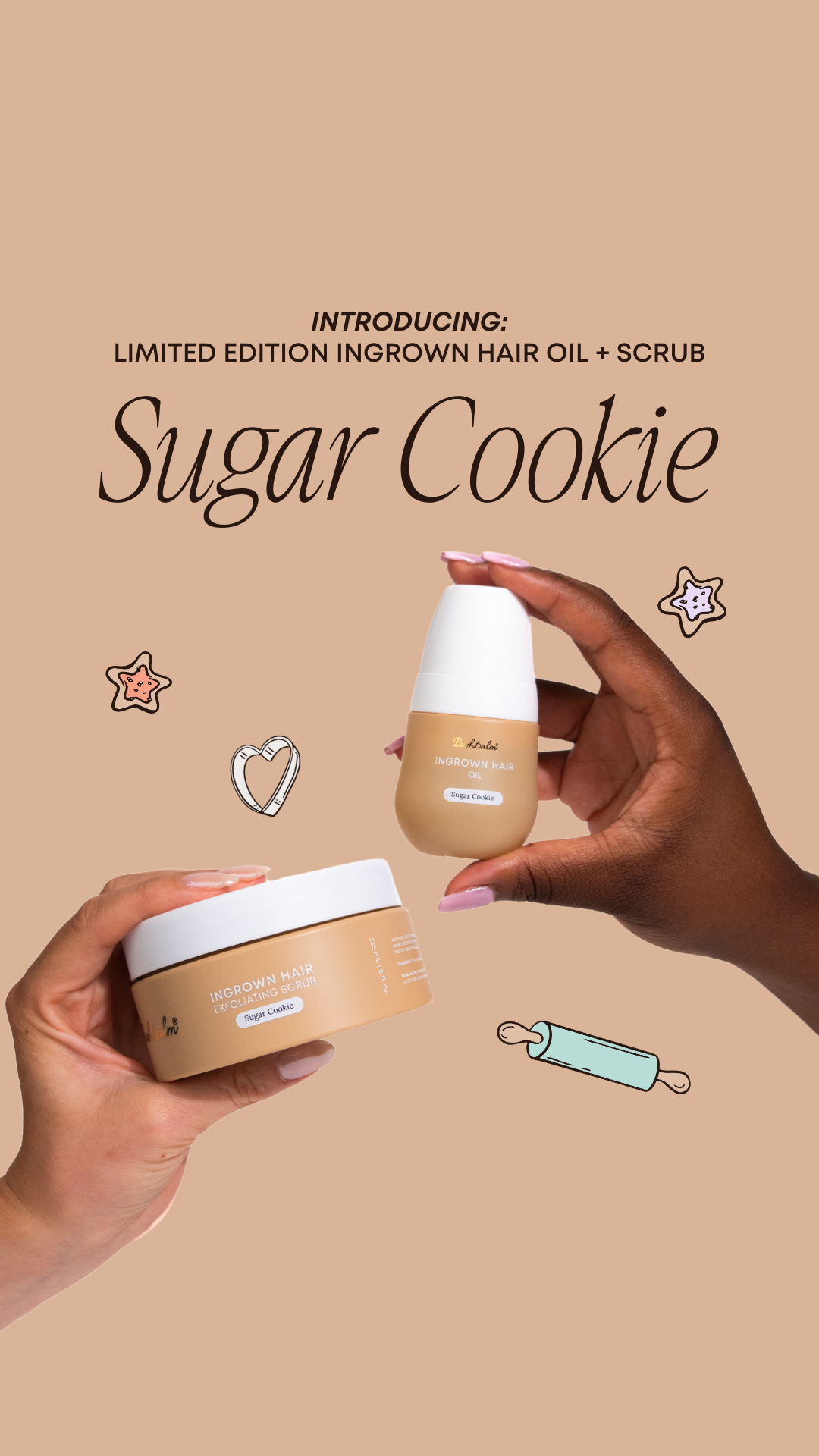 Ingrown Hair Exfoliating Scrub: Sugar Cookie