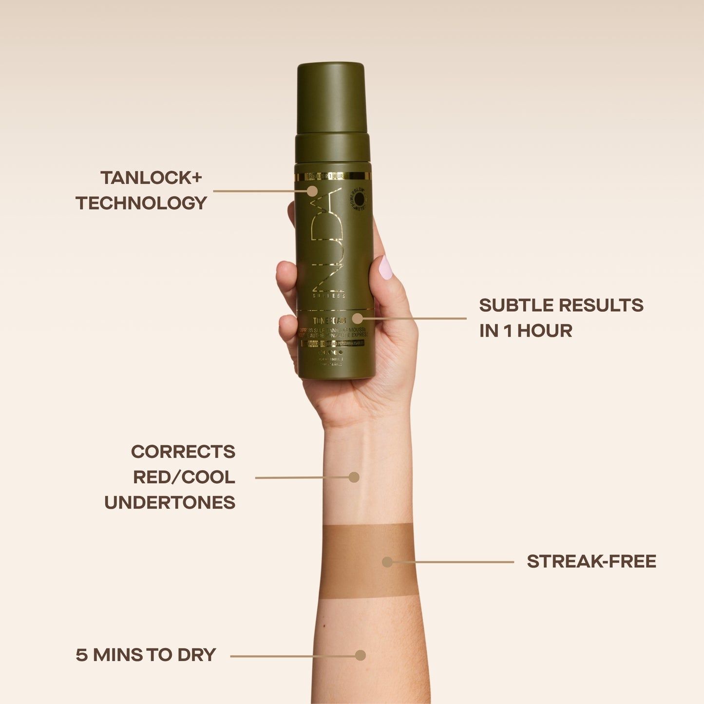 Nuda Tonefoam: Olive
