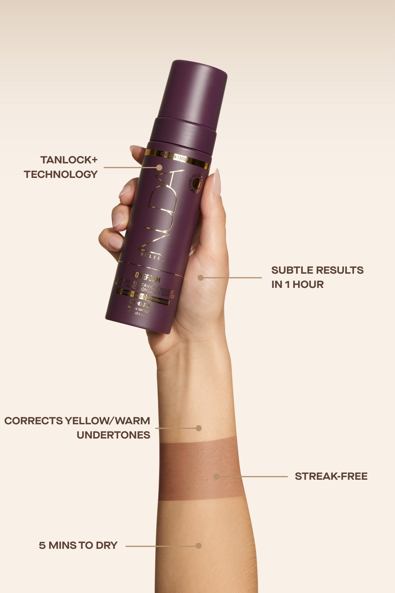 Nuda Tonefoam: Violet
