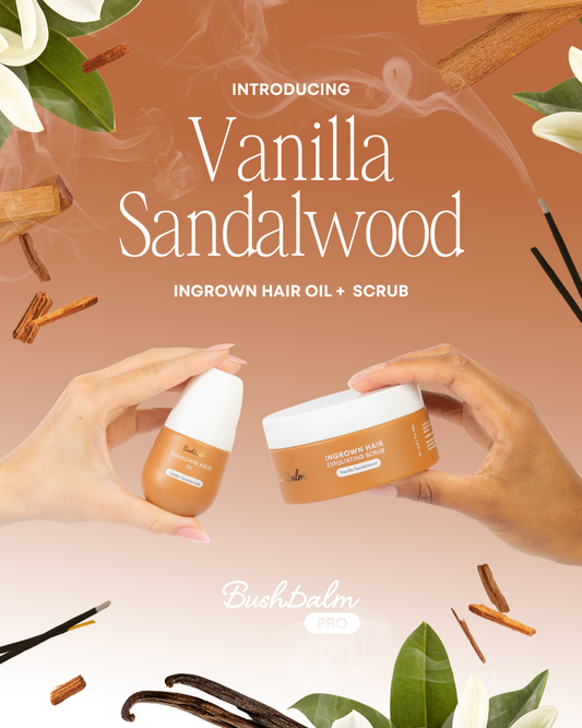 Ingrown Hair Body Scrub: Vanilla Sandalwood
