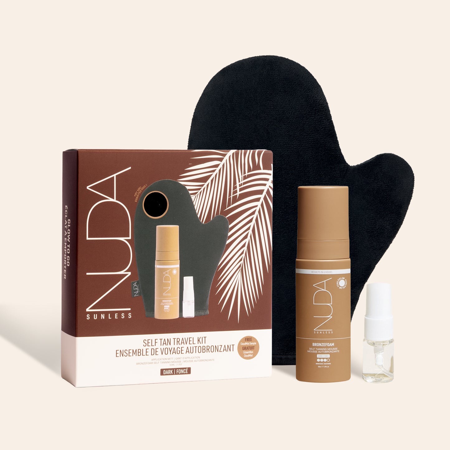 Nuda Self-Tan Travel Kit